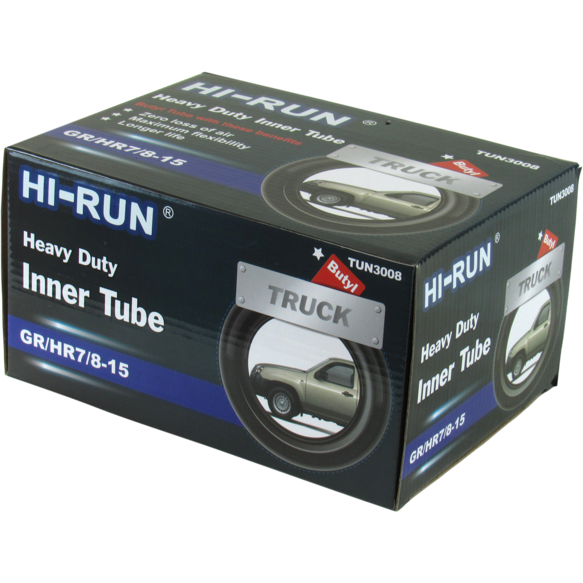 HI-RUN, Tube GR/HR7/8-15 (TR15) Light Truck, Fits Rim Size 15 in, Included (qty.) 1 Model# TUN3008